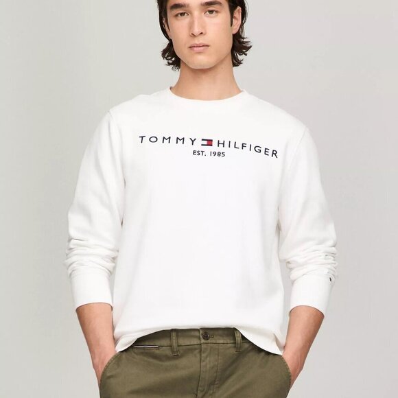 NWT Tommy Hilfiger Embroidered Logo Sweatshirt XL - Picture 1 of 13